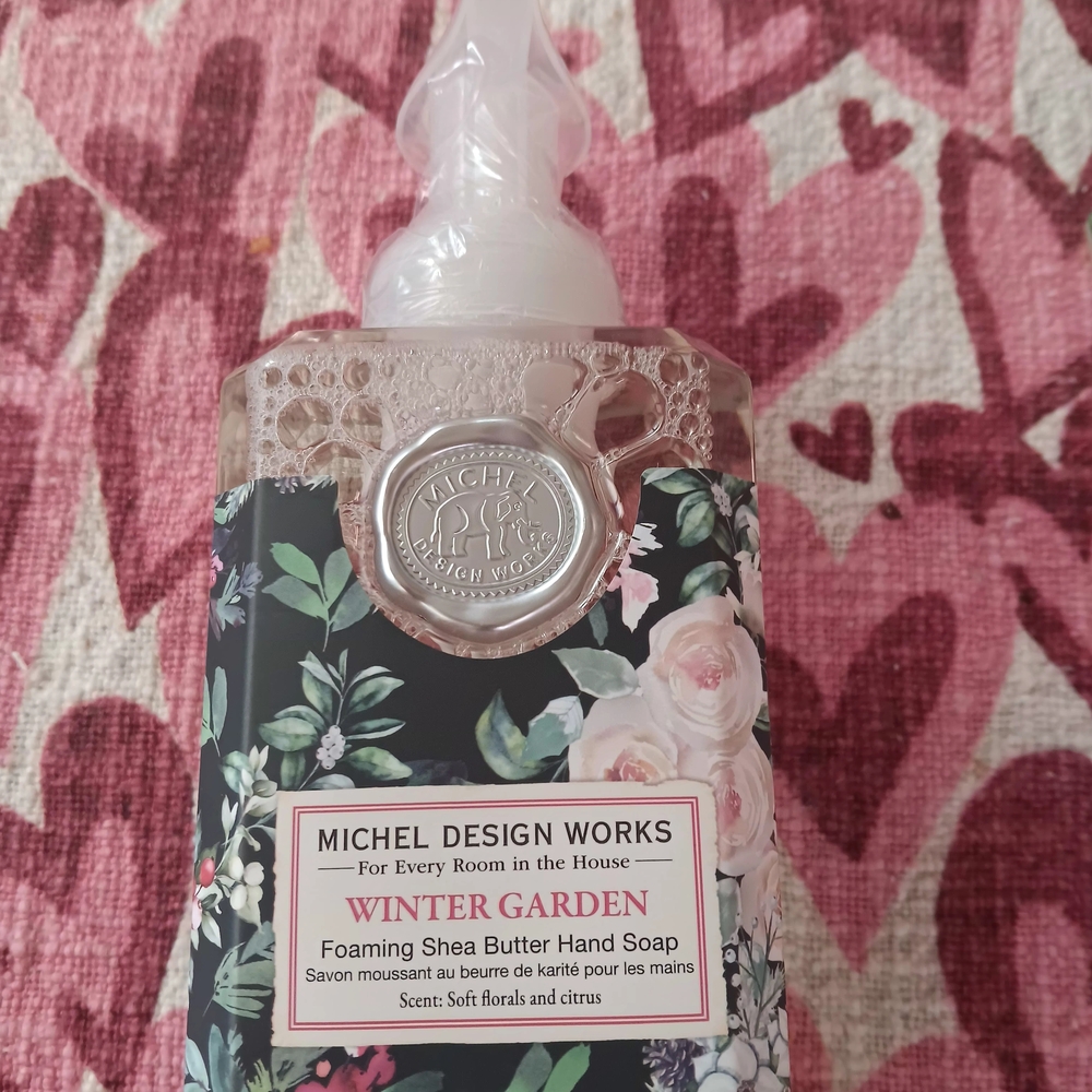 Michel Design Works Winter Garden Foaming Hand Soap 17.8 Oz Large Bottle